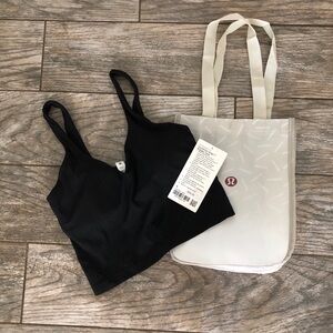 NWT Lululemon Ribbed Align Tank Black Size 6